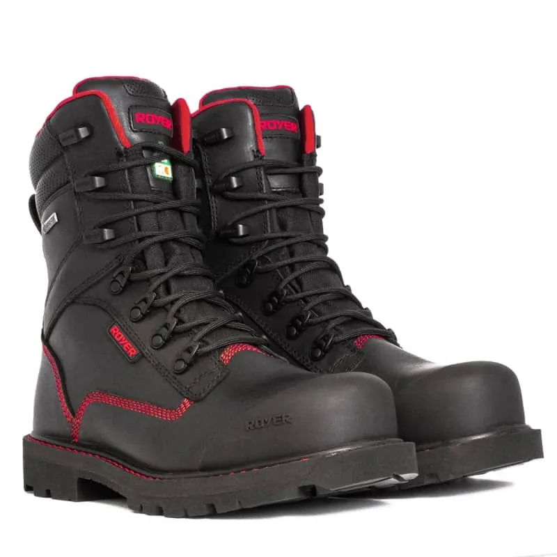ROYER  8900RTW WIDE 8" REVOLT  R-DRY Waterproof Membrane Safety Boots - BLACK