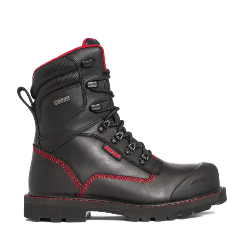 ROYER  8900RTW WIDE 8" REVOLT  R-DRY Waterproof Membrane Safety Boots - BLACK