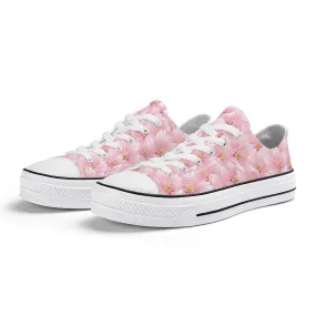 Sakura in Bloom Low Top Canvas Shoes