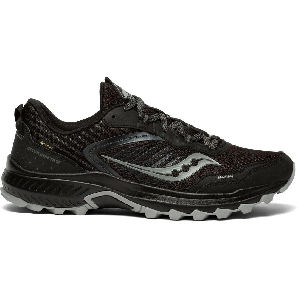 Saucony Mens Gore-Tex All Terrain Trainers - Excursion TR15 - Black