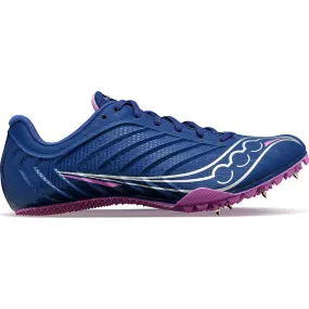 Saucony Womens Spitfire 5 Track Spike- Indigo/Grape (S19055-33)
