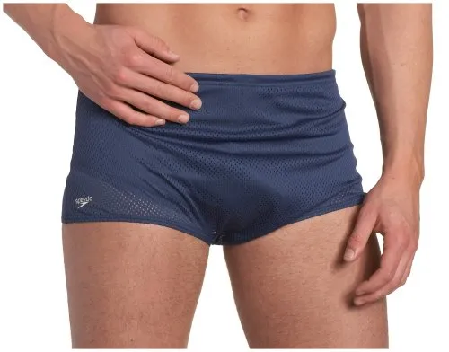 Speedo Men's Solid Poly Mesh Training Suit