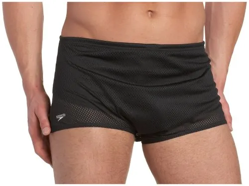 Speedo Men's Solid Poly Mesh Training Suit