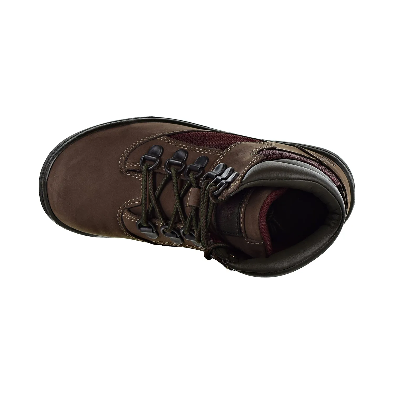 Timberland 6" Field Boot L/F Little Kids' Shoes Dark Brown Nubuck