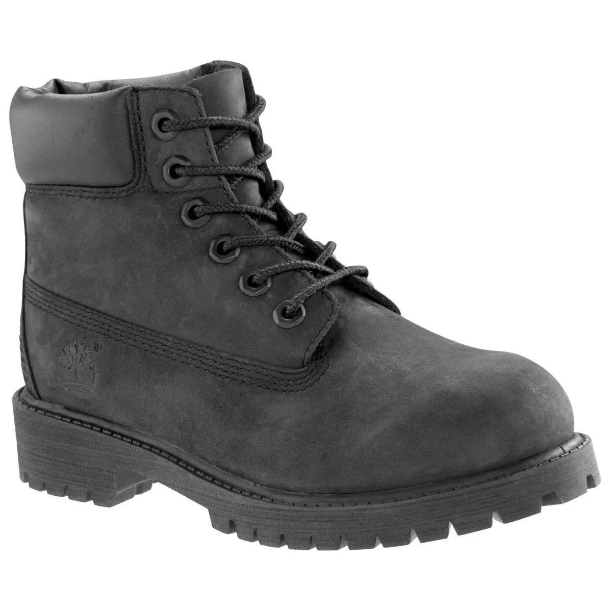 Timberland Kid's 12907 6-Inch Classic WATERPROOF Boot Black Buc