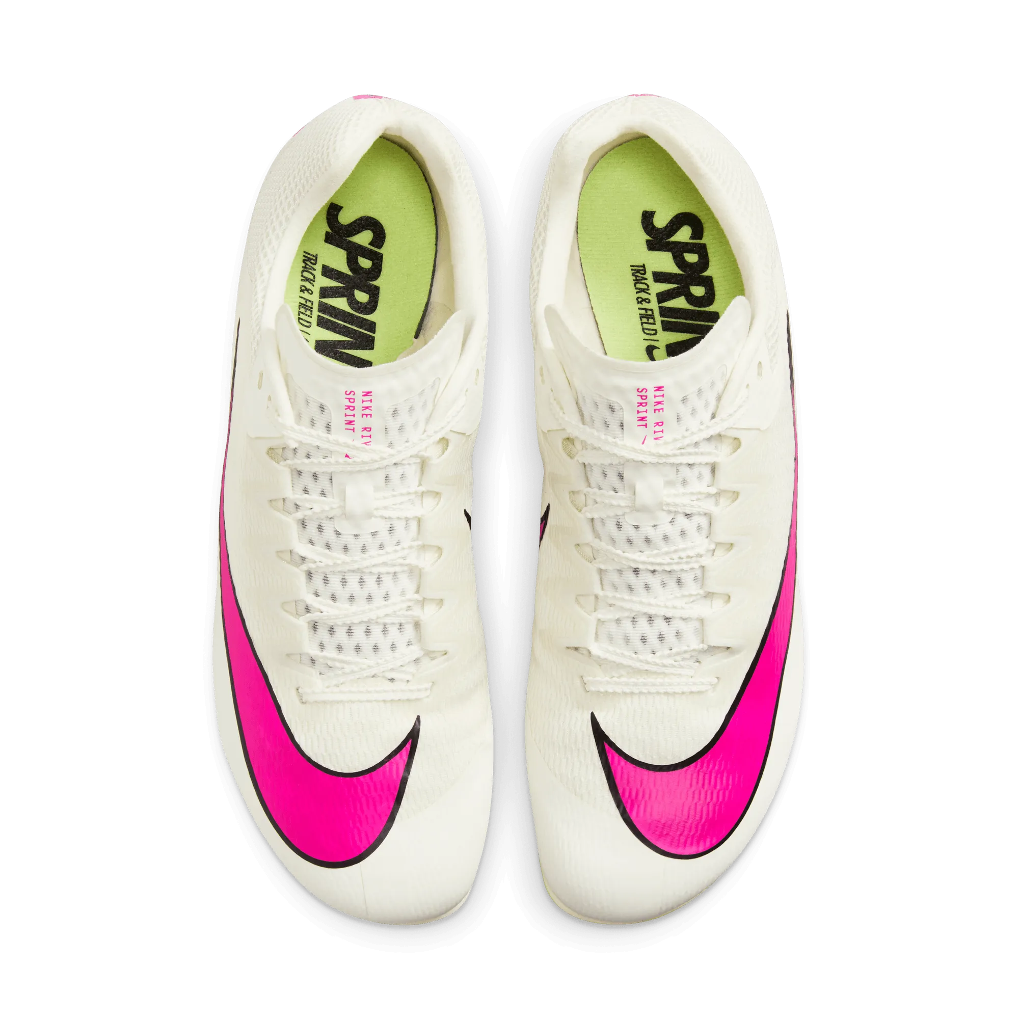 Unisex Zoom Rival Sprint (101 - Sail/Fierce Pink-LT Lemon Twist)