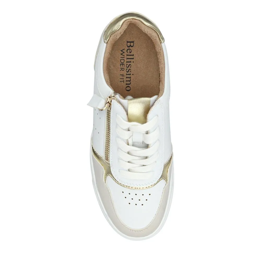 Wide-Fit Dual-Fasten Platform Trainers - BELWBINS41004 / 326 812