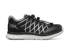 YDA Extra Wide Vault Black Trainers