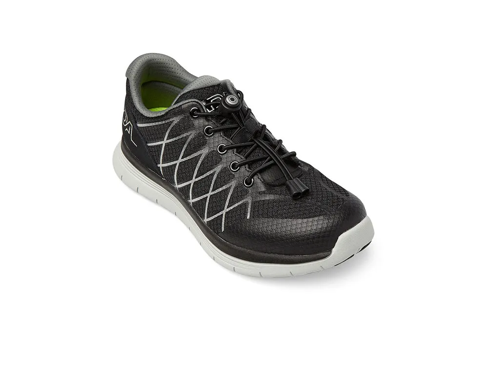 YDA Extra Wide Vault Black Trainers