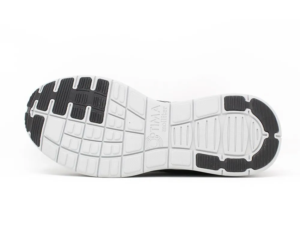 YDA Extra Wide Vault Black Trainers