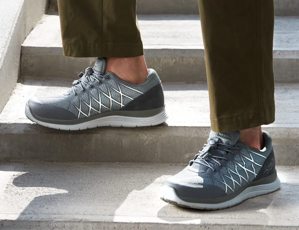 YDA Extra Wide Vault Grey Trainers
